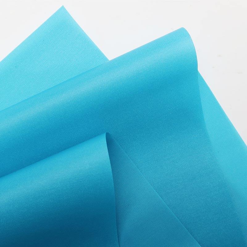 TPU Coated 210D Nylon Fabric Outdoor Inflatable Fabric-Lake Blue