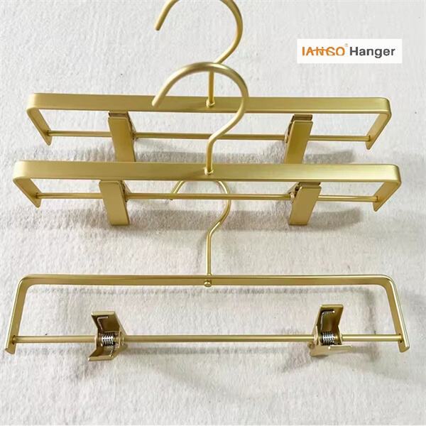 공간을 절약하고 정돈된 상태를 유지할 수 있는 클램프 옷걸이