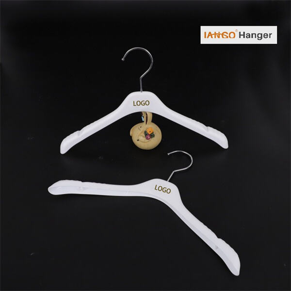 White plastic hangers are a versatile and affordable closet essential