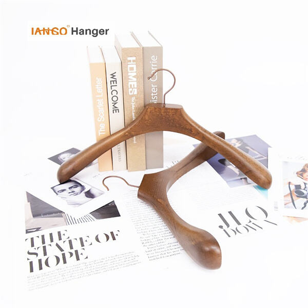 Say goodbye to bent or broken hangers with big coat hangers