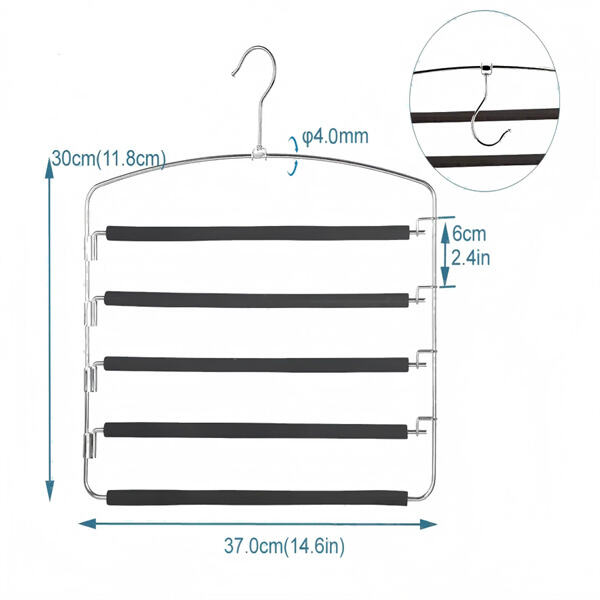 Keep your ties wrinkle-free with a handy tie rack
