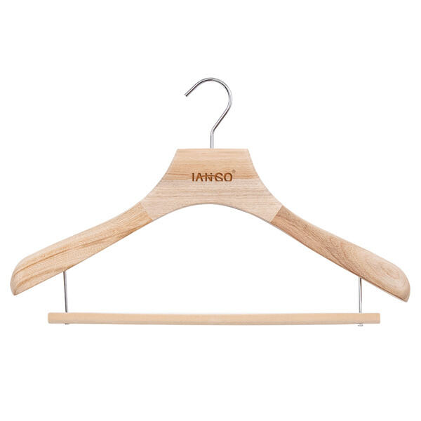 Say Goodbye to Cramped Closets with a Space-Saving Wooden Coat Hanger