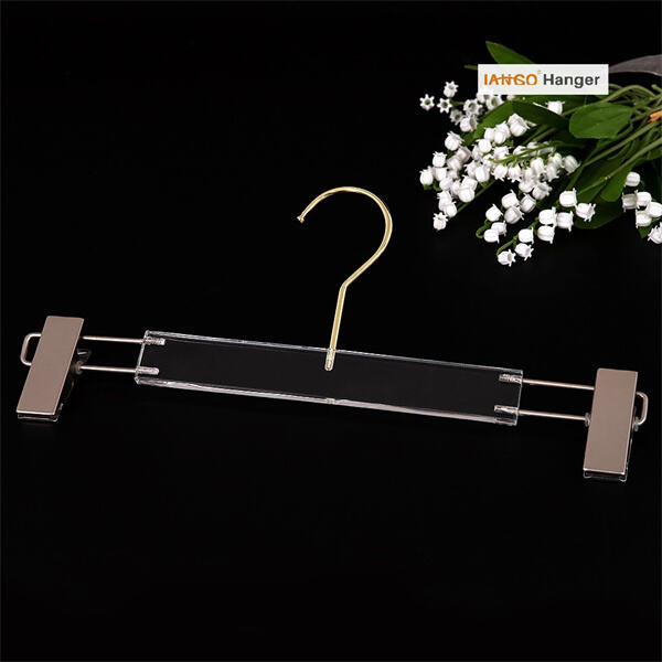 Choisissez des cintres à vêtements en acrylique respectueux de l'environnement, durables et recyclables.