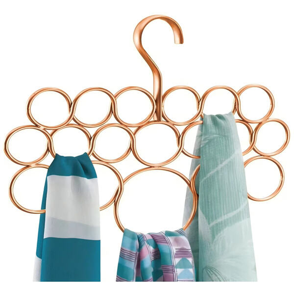 A stylish tie rack