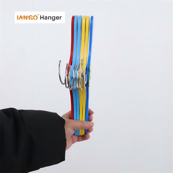 Make Your Closet Stand Out with Trendy Colored Plastic Clothes Hangers