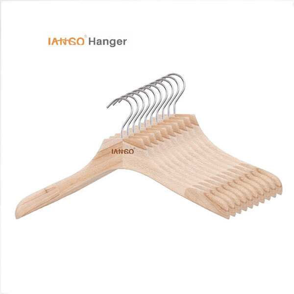 Organize your wardrobe with sturdy hangers that can handle any garmen