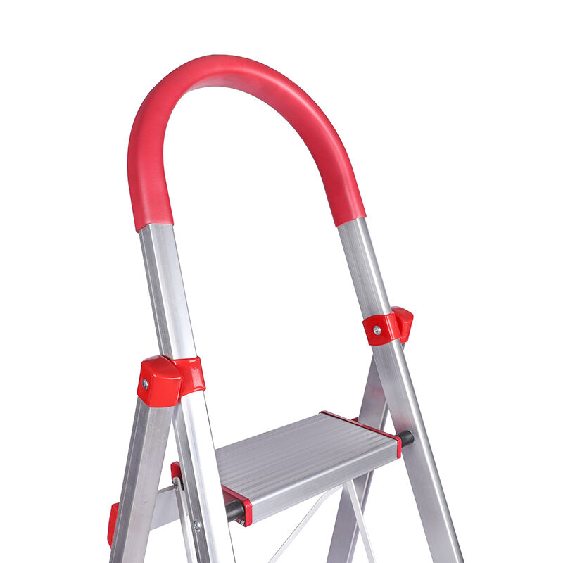 product 225lb step design portable stepstools aluminium ladder with double platform-5