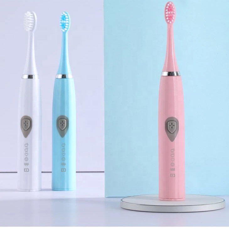 IPX7 Adult electric toothbrush Optional rechargeable battery vibratory tooth cleaning rechargeable electric toothbrush manufacture