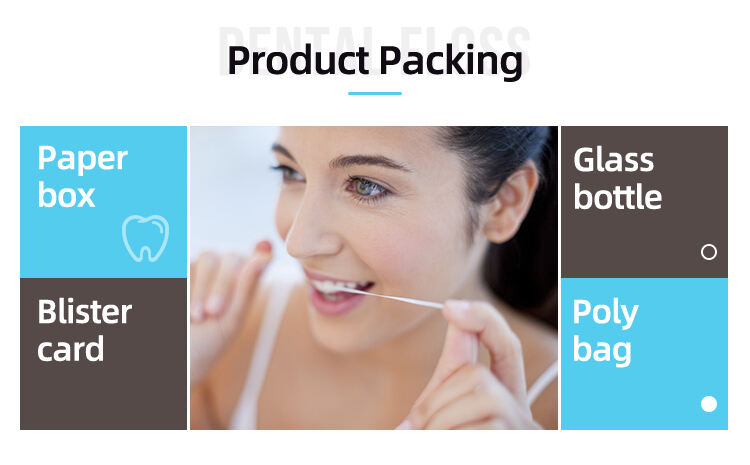 50PCS Custom Wholesale Tooth Pick Floss Picks Dental tooth Floss plastic toothpicks tooth cleaner supplier