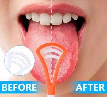 CE approved Wholesale cheap tongue scraper oral care product for adults to eliminate bad breath support customization details