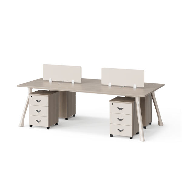 Максимально повысьте производительность с просторным и функциональным белым офисным столом