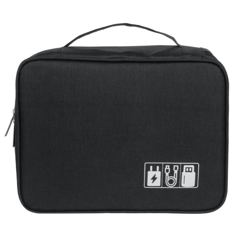 Custom Bag logo Portable Travel Organizer Bags Earphone Digital Case Electronics Accessories Cable Organiser Storage Bag factory