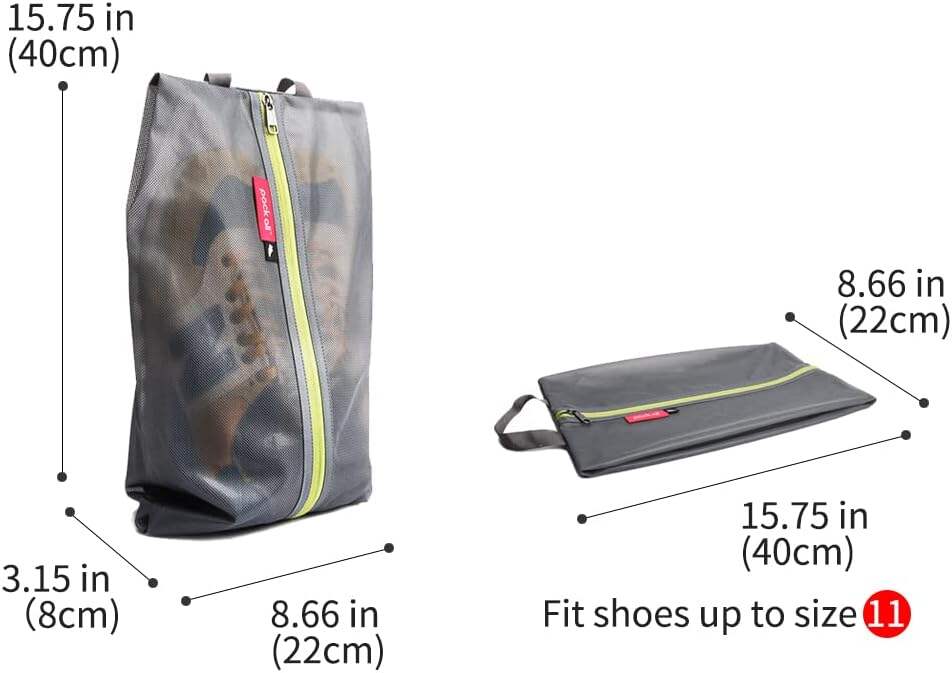 Custom Printed Logo Waterproof Travel Twill Shoe Dust Bag Gift Packaging Polyester TPU Premium Shoe Storage Solution supplier