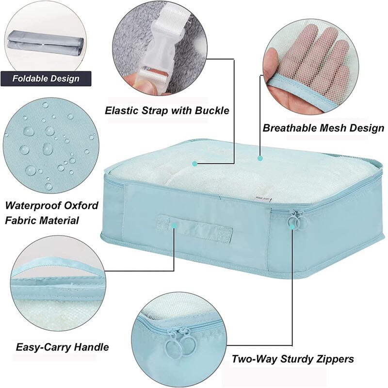 Custom Bags with logo Portable Durable Travel Set Sustainable Luggage Sorting Bag Clothes Organizer Shoe Dustproof Storage Bag factory