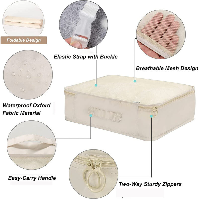 Custom Bags with logo Portable Durable Travel Set Sustainable Luggage Sorting Bag Clothes Organizer Shoe Dustproof Storage Bag factory