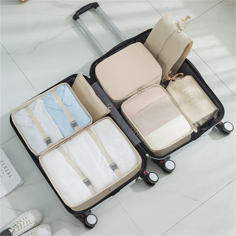 Custom Bags with logo Portable Durable Travel Set Sustainable Luggage Sorting Bag Clothes Organizer Shoe Dustproof Storage Bag supplier