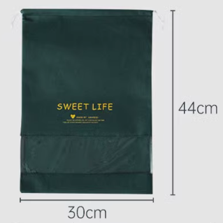 Custom Printed Logo Waterproof Travel Twill Drawstring Closure Non-Woven Fabric Shoe Dust Bag for Home Office Use Gift Packaging details