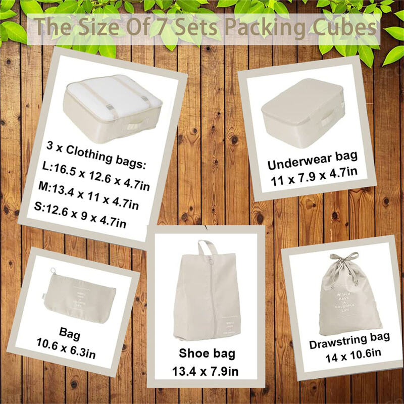 Custom Bags with logo Portable Durable Travel Set Sustainable Luggage Sorting Bag Clothes Organizer Shoe Dustproof Storage Bag manufacture
