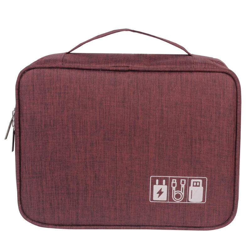 Custom Bag logo Portable Travel Organizer Bags Earphone Digital Case Electronics Accessories Cable Organiser Storage Bag factory