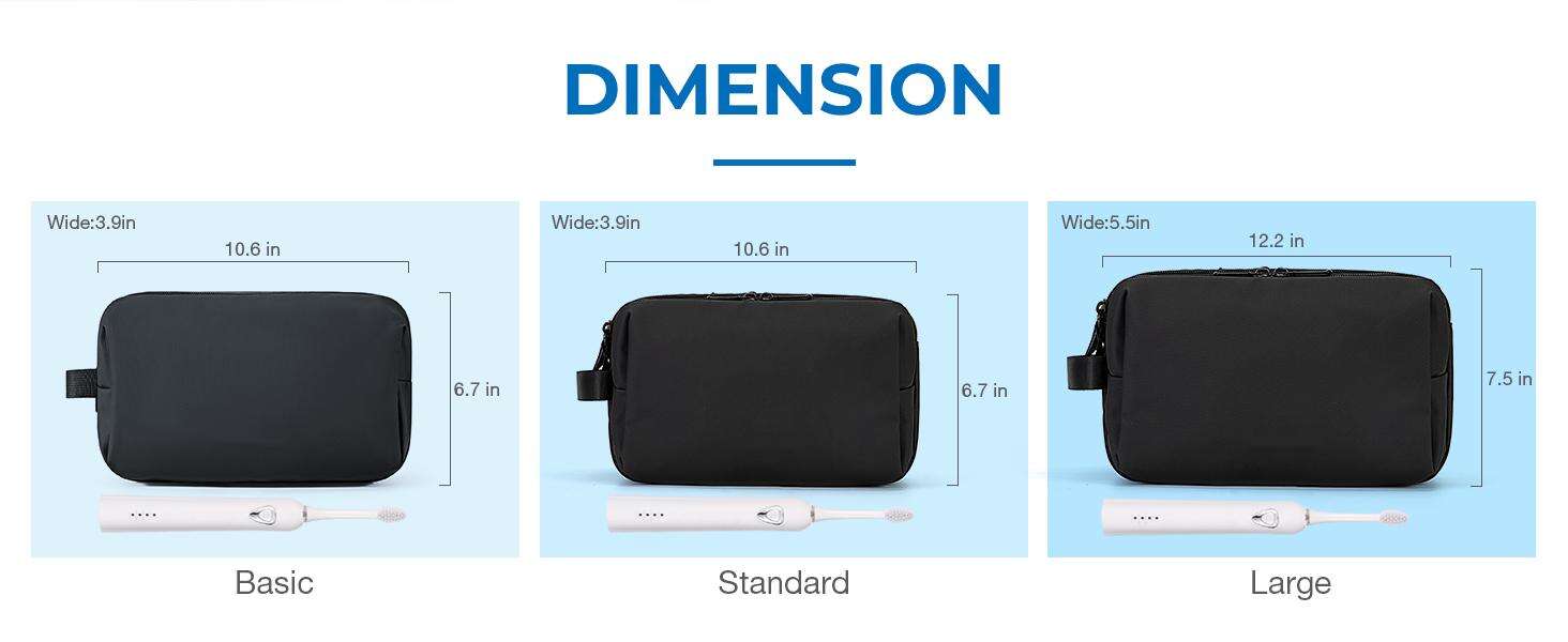 Customizable Nylon Waterproof Shaving Toiletries Cosmetic Bags Zipper Travel Shower Organizer for Men Women Customizable Logo factory