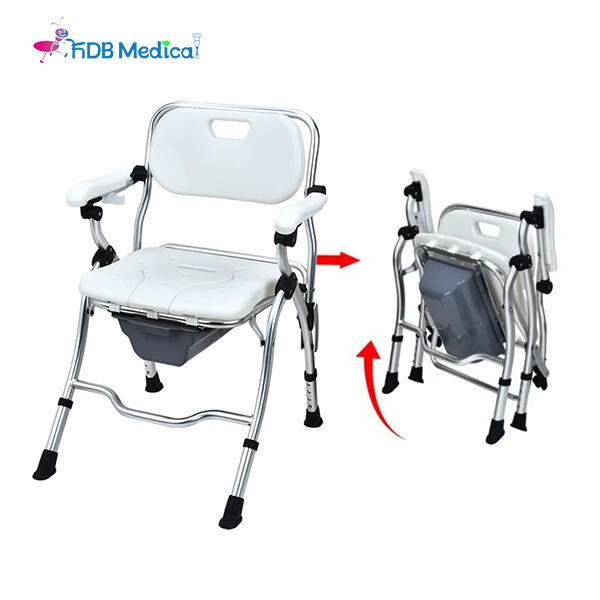 Combine convenience and functionality with a commode shower chair