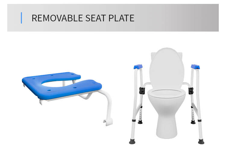 3 in 1 commode chair with adjustable height 125kg kdb603a-2