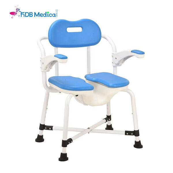 Experience independence and security with a commode shower chair
