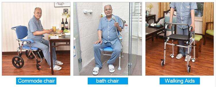 product wheelchair price portable folding commode wheels chairs for disabled showers-1