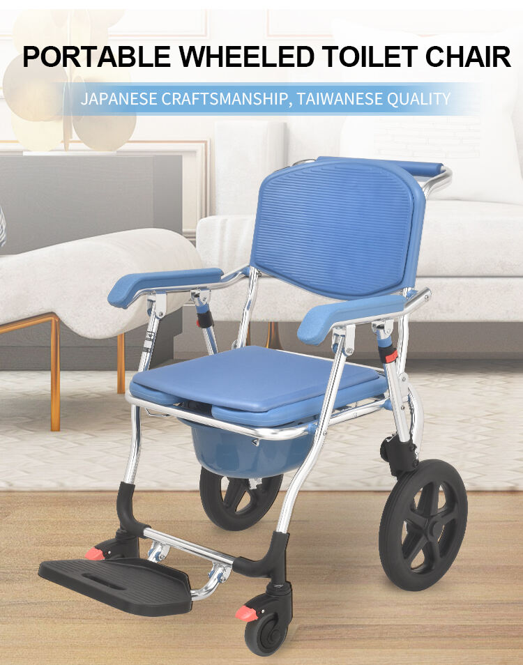 product wheelchair price portable folding commode wheels chairs for disabled showers-2