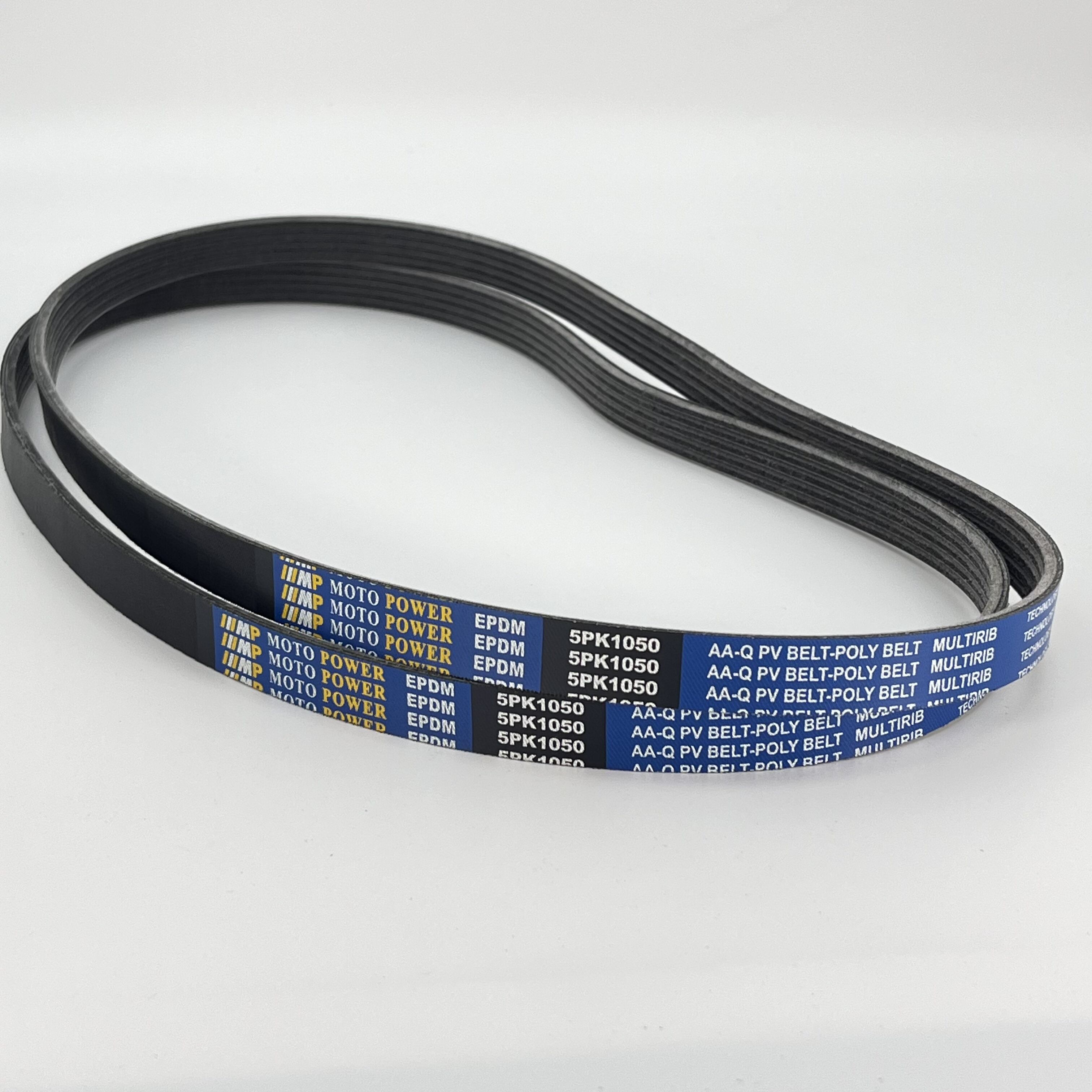 PK Factory Wholesale Cars V-Belt 5PK1050 Ribbed Rubber Conveyer Belt EPDM Material OEM Support Fan V-Belt factory