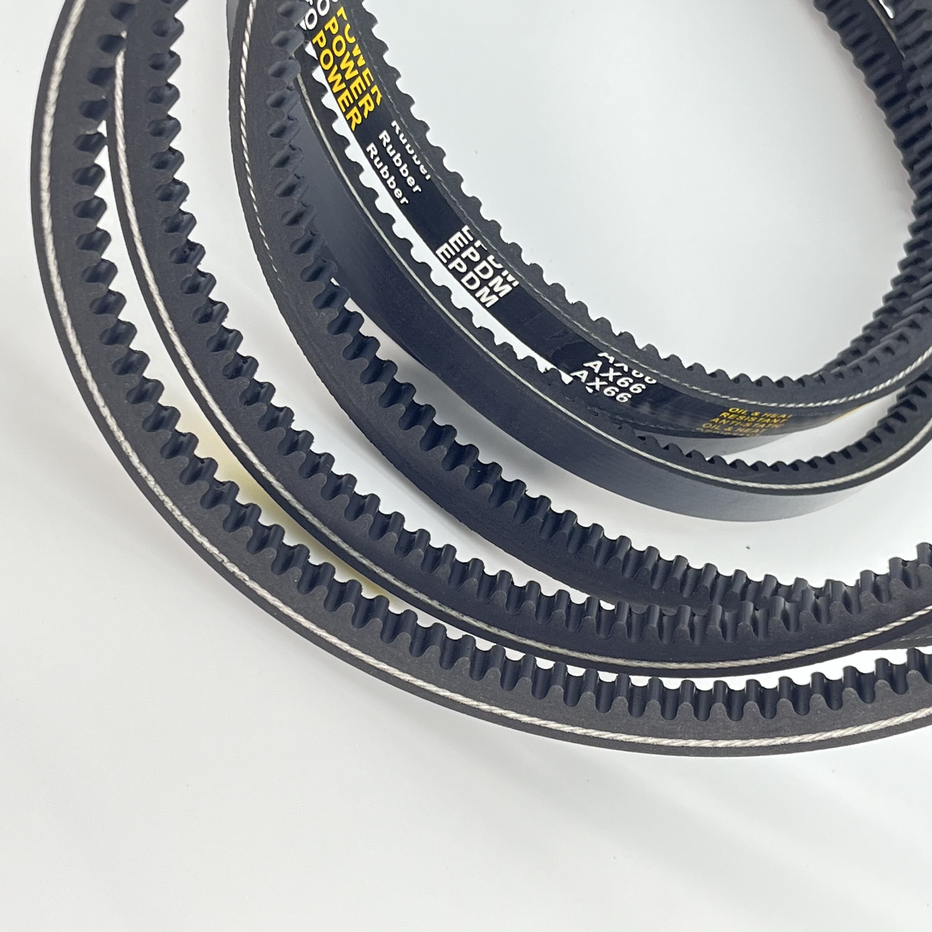 Factory Drive AX66 Wedge Banded V Belt OEM Customizable Rubber Automotive Belt for Construction Industries supplier