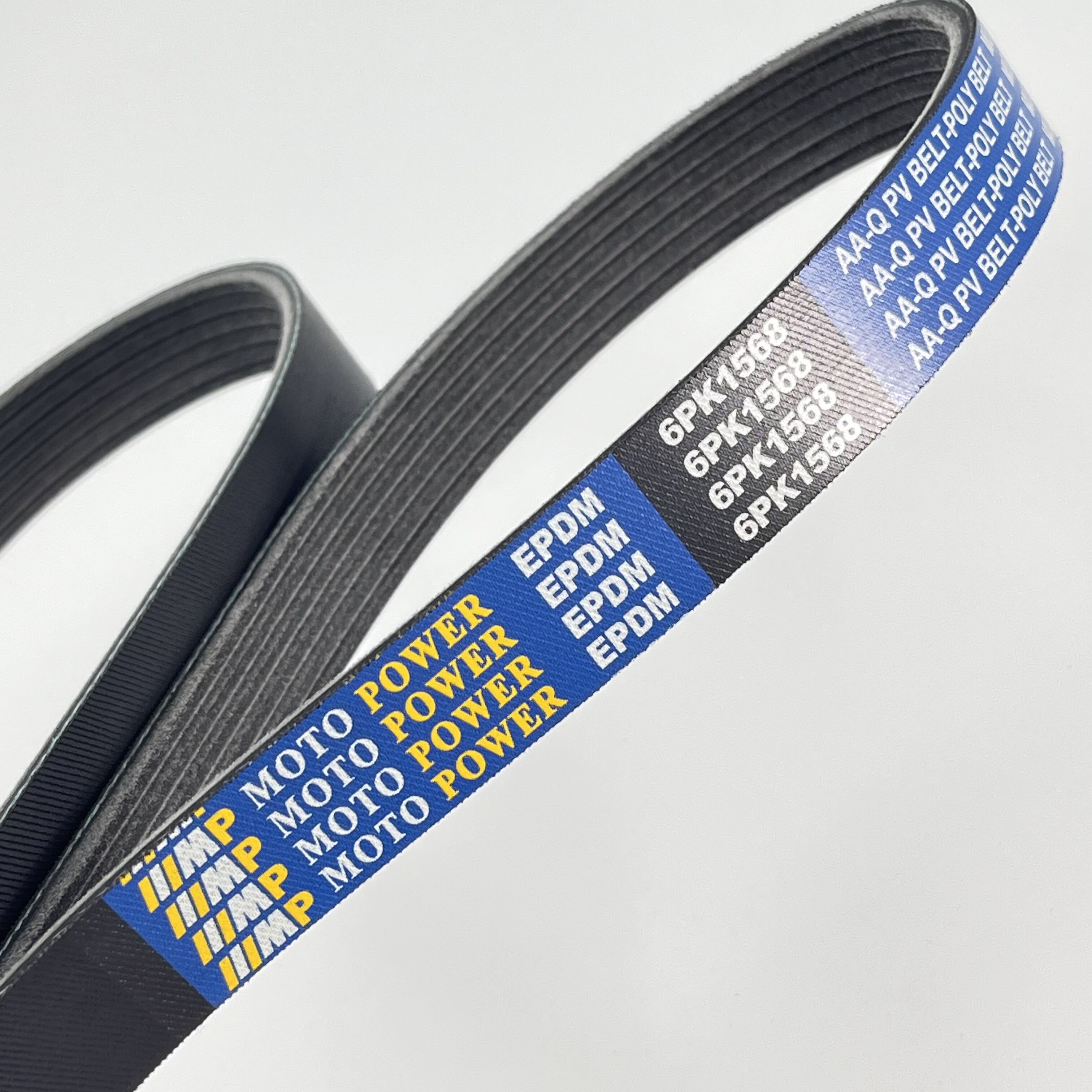 6PK1568 OEM 5L Car Timing Belt Big Size Industrial Rubber V Belt for Driving Custom Cutting Processing Service Natural Rubber details