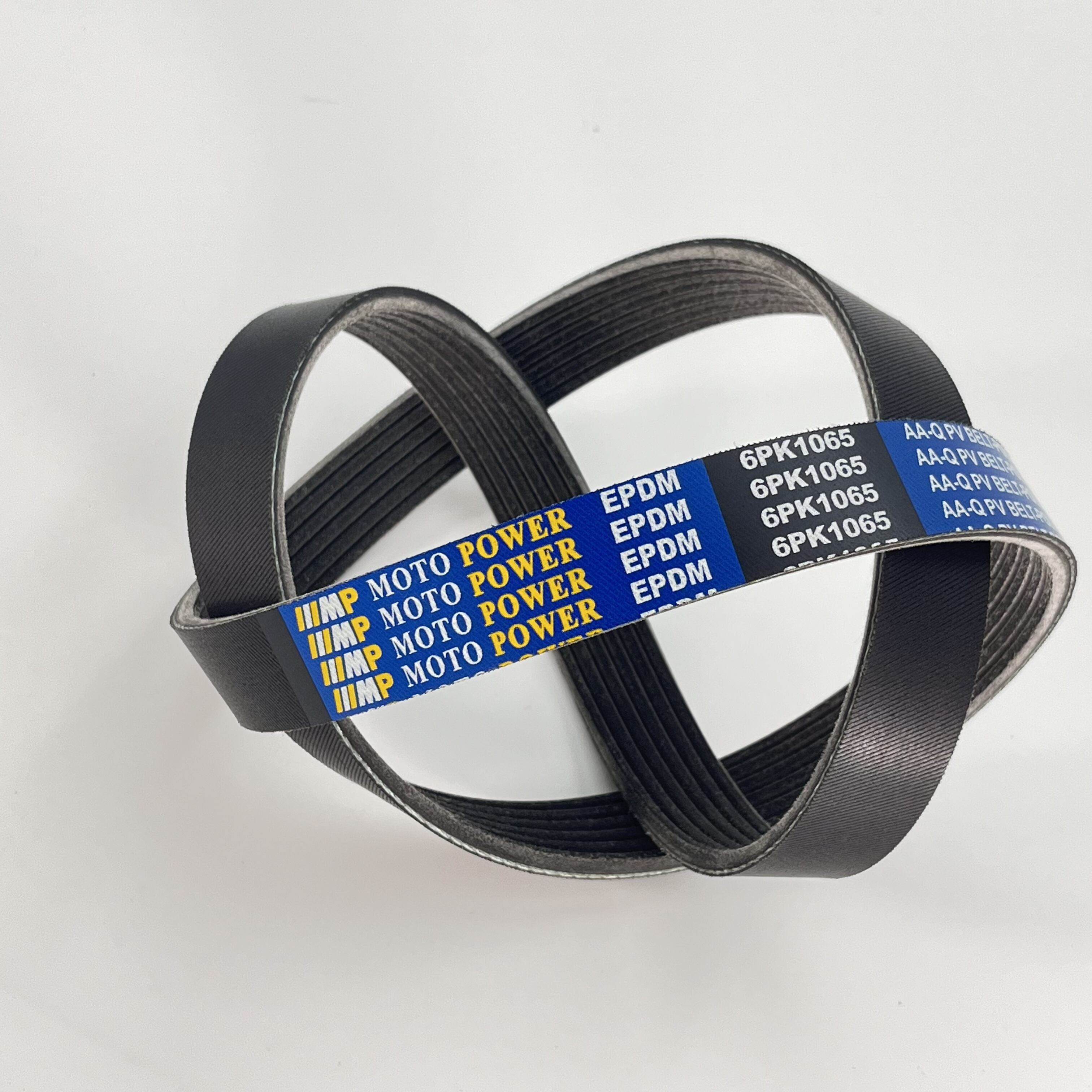 Construction Machinery Parts Transmission Rubber PK Belt 6PK1065 Drive V Belt manufacture