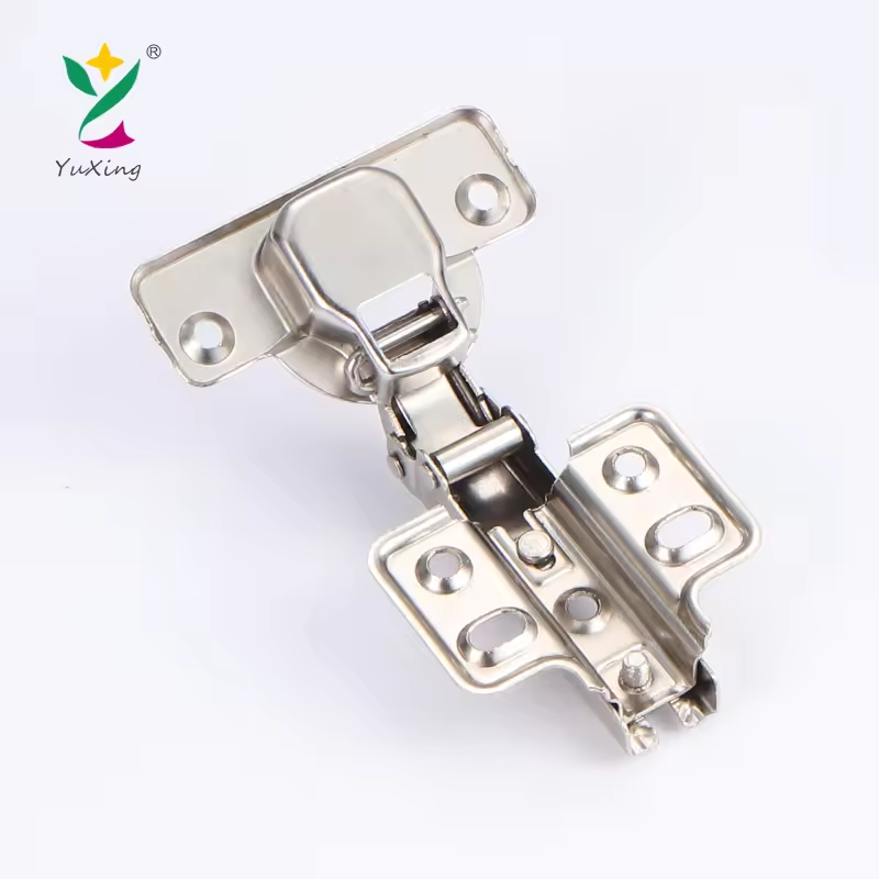 YUXING Furniture Hardware Kitchen Cabinet Door Hinges Self Closing Hinge manufacture