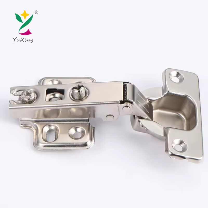 YUXING Furniture Hardware Kitchen Cabinet Door Hinges Self Closing Hinge manufacture