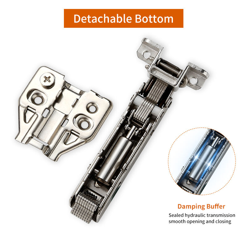 YUXING 3d Hydraulic Furniture Auto Hinge Iron Aluminum Frame Soft Close Kitchen Cupboard Wardrobe Cabinet Door Hinges for Closet supplier