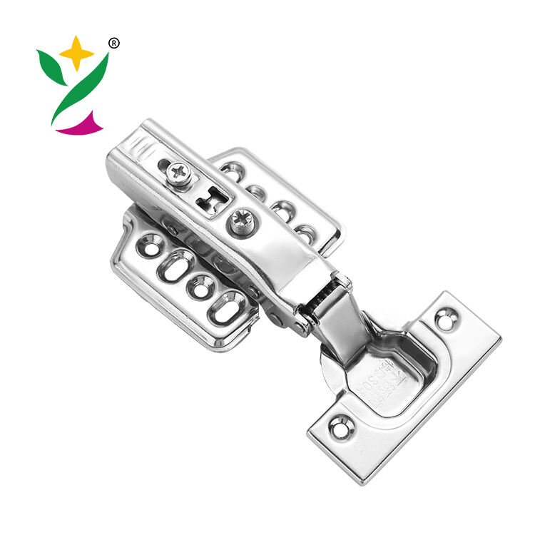 YUXING Stainless Steel Kitchen Wardrobe Hinge Folding Table Furniture Soft Close Concealed Hydraulic Door Cabinet Hinges manufacture