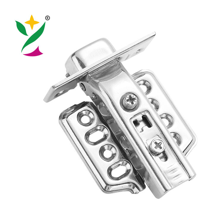 YUXING Stainless Steel Kitchen Wardrobe Hinge Folding Table Furniture Soft Close Concealed Hydraulic Door Cabinet Hinges manufacture