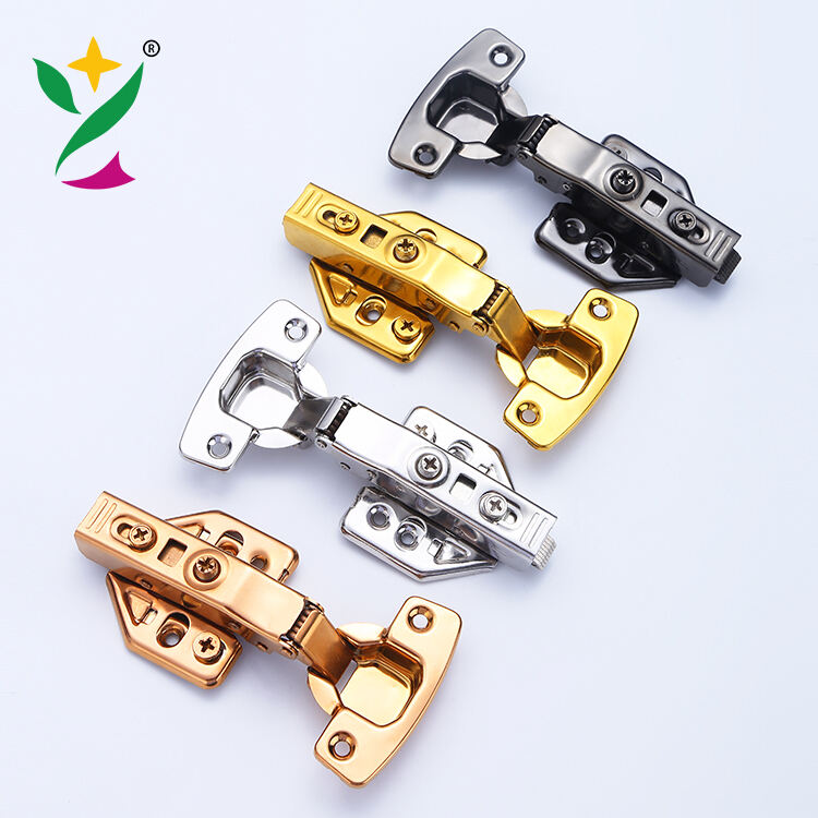 YUXING Cupboard Hinge Stainless Steel Hydraulic 3d 35mm Cup Plane Bottom Wardrobe Iron Furniture Cabinet Hinge supplier