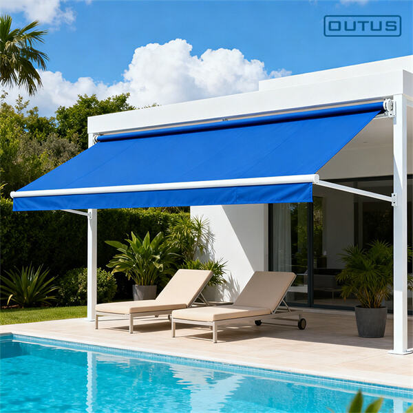 Enjoy the convenience of easy, push-button operation with our state of the art electric sunshade awning