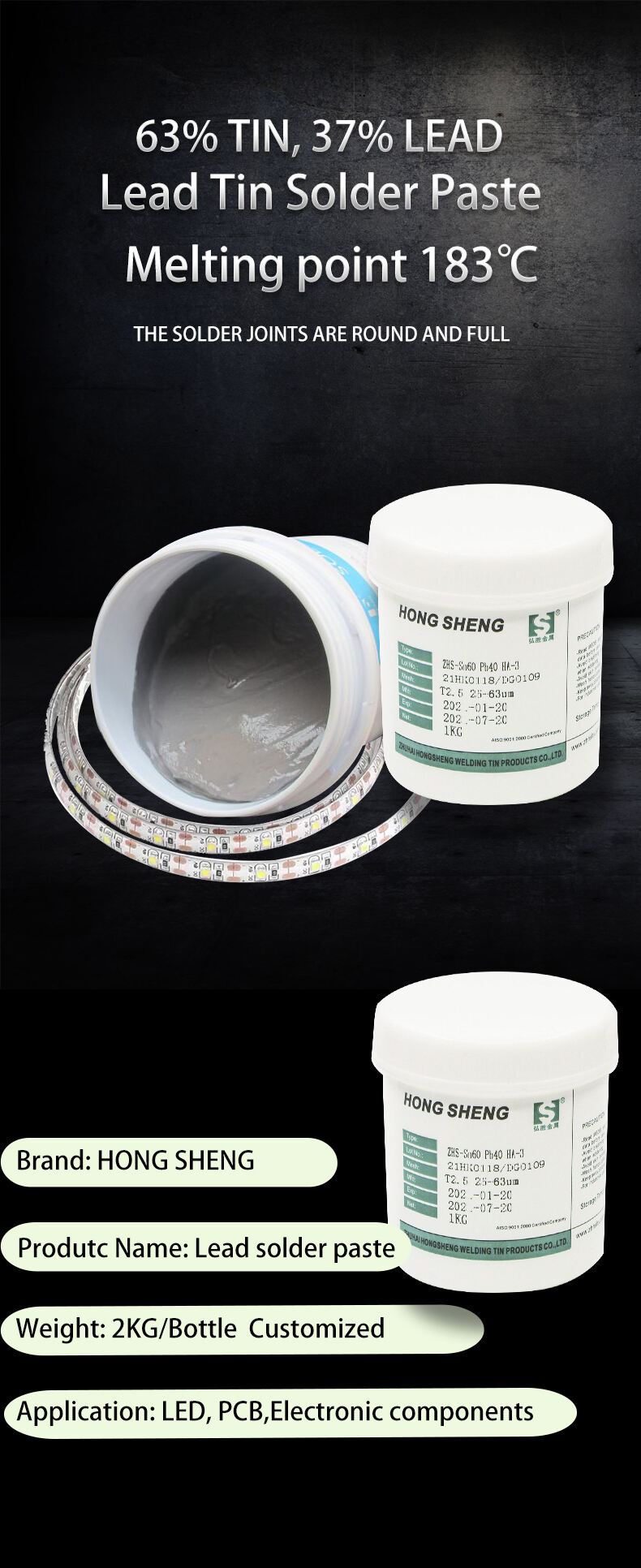 Tin Soldering Paste 500g Bottle factory