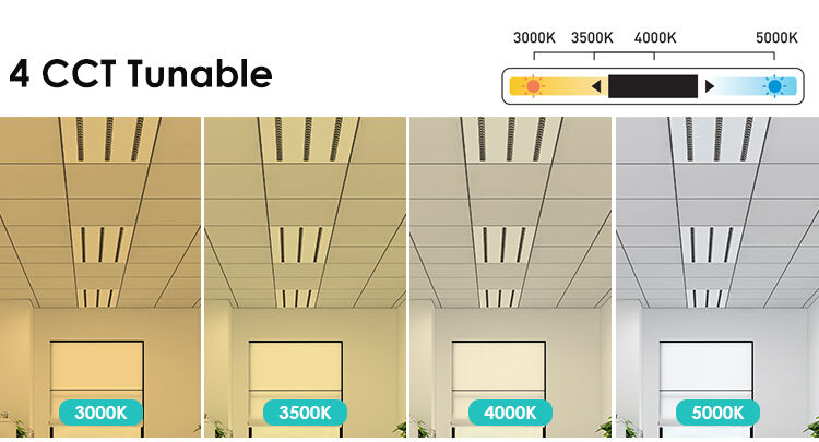 product chinese factory silm commercial dimmable panel lamp surface mounted aluminum square led troffer light-4