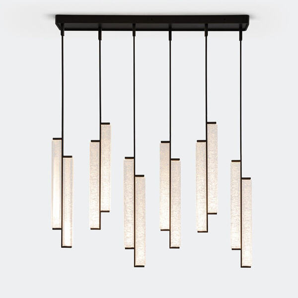Upgrade your lighting game with a stunning rectangular chandelier