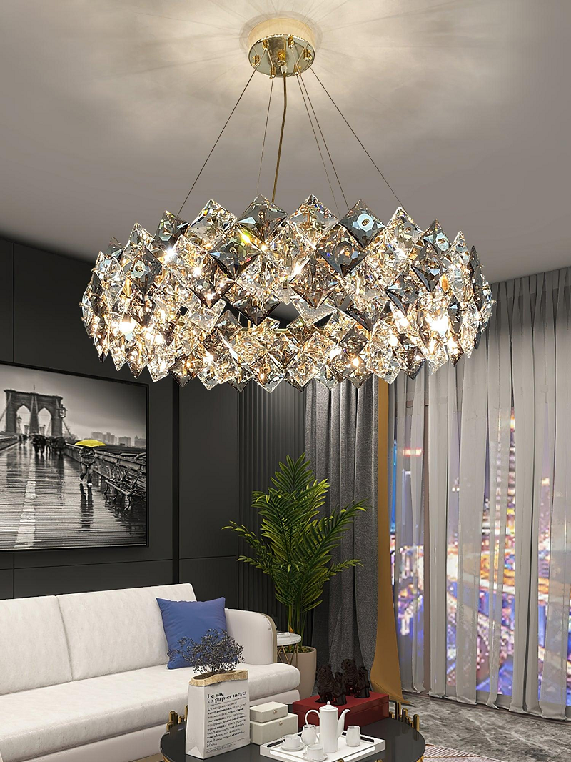 Metal Chandeliers Hanging Lighting Home Decor Crystal Chandeliers For Weddings supplier
