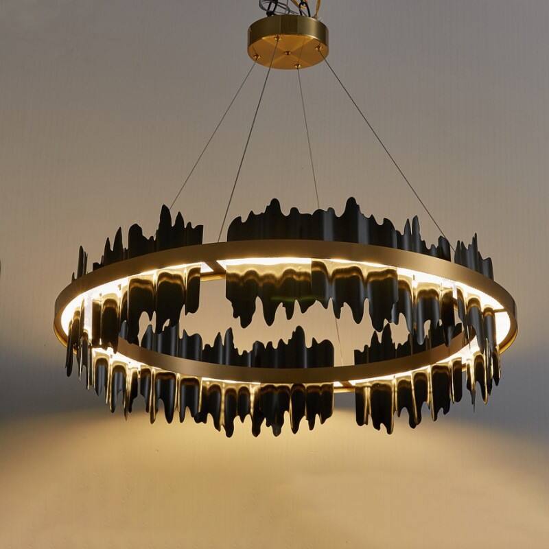 Modern Luxury Style Hill Shade Copper Material LED Pendant Light For Bedroom factory