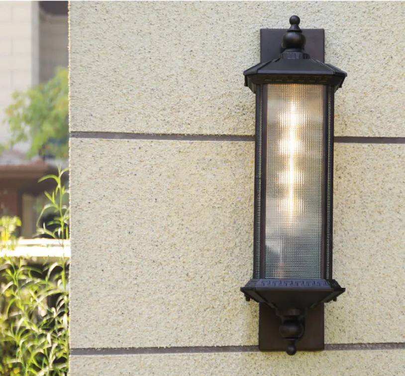 Traditional Aluminum LED Wall Lamp Villa Wall Sconce Lamps Decorative IP65 Outdoor Wall Light supplier