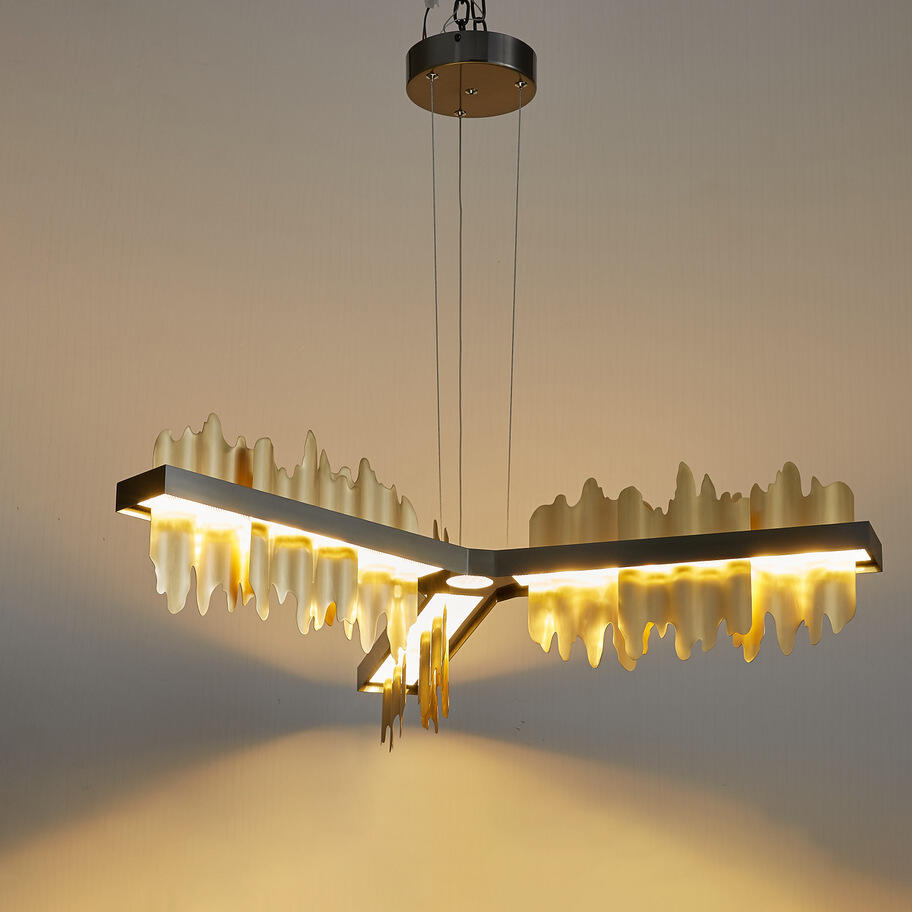 Modern Luxury Style Hill Shade Copper Material LED Pendant Light For Bedroom supplier