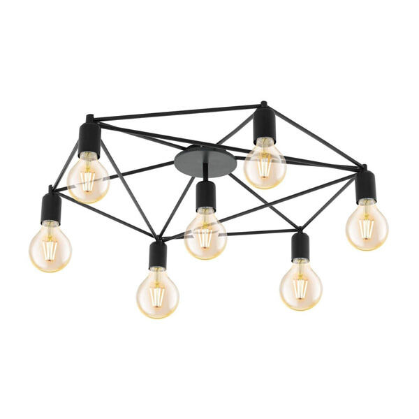 Schaffen Sie eine gemütliche Atmosphäre mit dimmbaren Deckenleuchten in Ihrem Wohnzimmer.