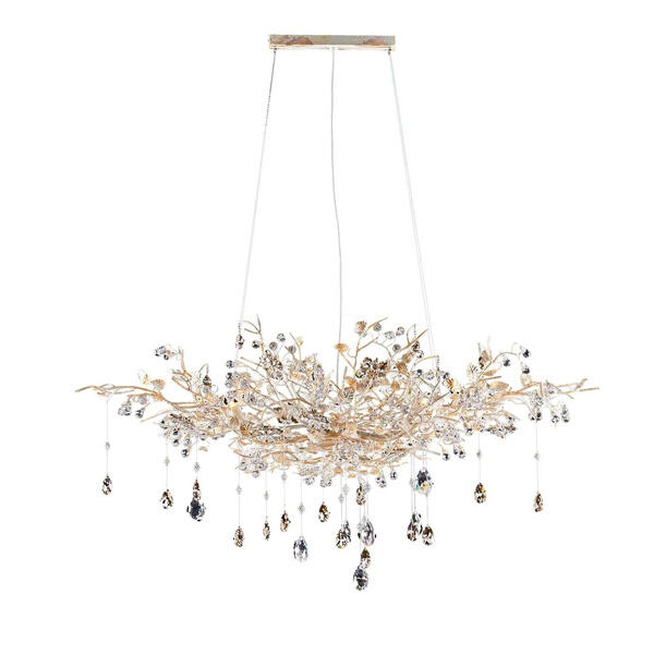 Upgrade Your Kitchen Lighting with a Trendy Island Chandelier