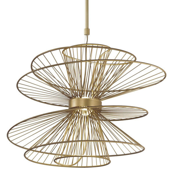 Enhance your living room's design with a contemporary pendant light fixture